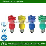Super Brightness 8000hrs Half Spiral E27 High Power Color Energy Saving Lamp LED Bulb Factory