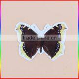 Custom Design Paper Butterfly Sticker, Waterproof Removable Adhesive Vinyl Decoration Sticker thumbnail-2