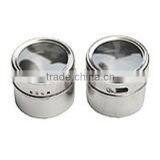 4pcs/set Magnet Tin Spice Bottle Set With Metal Stand thumbnail-2