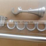 Satin Nickel Silent Curtain Rod Rings With Clips