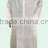 Non-woven Fabric White Disposable Gown