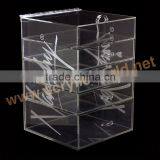 Acrylic Makeup Organizer/5 Drawer Acrylic Makeup Organizer/acrylic Cosmetic Lipstick Drawer Display
