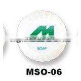 Fresh Cheap Hotel 30g Round Disposable Mini Soap With Pleat Wrap Packing