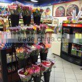 Flower Display Stand With Black Vase/folding Display Rack thumbnail-1