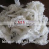 REAL PHOTO!! Chinese carded wool, 20-22mic, 30-70mm, raw white color, making yarn, beddings