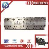 JEEP BUS FORK TRUCK DIESEL ENGINE SPARE PARTS TD42 ENGINE CYLINDER HEAD thumbnail-1
