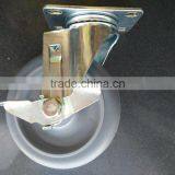 125x32mm TPR Caster Wheel With Brake thumbnail-1