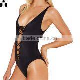 One Piece Swim Suit Custom Swimwear Women OEM thumbnail-2