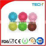 Hot!!Eco-friendly Heat Resistant Silicone Rubber Hot Pads Place Table Mats thumbnail-4
