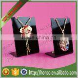 Black Colour Acrylic Jewelry Necklace Display Rack Stand thumbnail-2