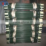 heavy duty green painted steel fence T-Post for wire mesh