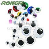 Black Eyes With White Plate Plastic Moving Doll Eyes thumbnail-5