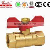 High Quality CE Cert Brass Ball Valve With Lron Handle thumbnail-2