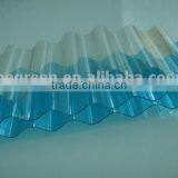 Colorful PC Roofing Tiles, Clear PC Material Roof, Corrugated Plastic Roofing Sheets