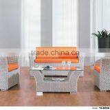 TG-6008 Aluminum Rattan Living Room Sofa Set Modern Rattan Indoor Furniture thumbnail-2