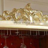European Fashionable Bar Cabinet for Homes, Beautiful Design Wooden Wine Cabinet, Luxury Hand Carved Cupboard (BF01-ML051) thumbnail-3