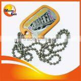 Fashion Aluminum Dog Tag With PVC Frame Cover thumbnail-1