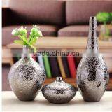 2016 Best Selling Electroplated Flower Vase Set Mini Stoneware Vase thumbnail-3
