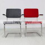 Modern Home Furniture Dining Chair Cheap Armchairs in Fabric and Stainless Steel BY2908A