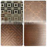 Foshan 304 1.0mm Etching Bronze Color Decorative Stainless Steel Sheet for Decoration thumbnail-1