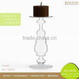 Custom Handmade Borosilicate Glass Candle Holder Centerpieces thumbnail-6