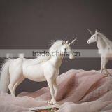 Pure White Decorative 3D Resin Unicorn Figurine thumbnail-4