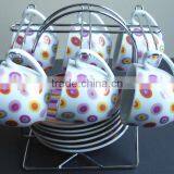 12pcs Fine Porcelain Ceramic Tea Set thumbnail-1