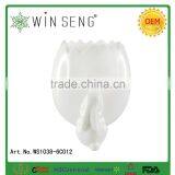 White Ceramic Rabbit Design Decorative Ashtray thumbnail-3