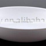 Elegant 6" White Plastic Plate for Wedding