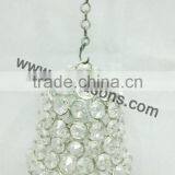 Wholesale Floor Crystal Candle Holder Stand With Hanging Crystal thumbnail-3