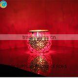 Wedding Pink Handing Mosaic Glass Candle Votives thumbnail-1