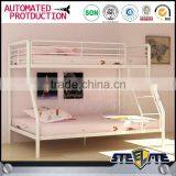Low Cost Adult Bed Steel Cot Bed Design 2 Layer Metal Bunk Bed thumbnail-2