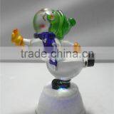 Christmas Decorations Hand Crystal Craft Snowman Kid Toys thumbnail-2