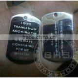 Stainless Steel Millitry Dog Tag thumbnail-2