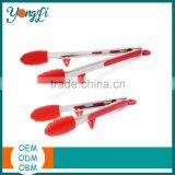 Stainless Steel Set of 2 New Easy Grip 12 and 9 Inch Silicone Kitchen Tongs thumbnail-1