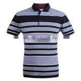 New Branded Yarn Dyed Men's Cotton Strip Polo t Shirt thumbnail-3