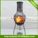 Outdoor Clay Fire Chiminea for Home and Garden thumbnail-1