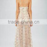 OEM Women Sequins Long Dresses Hot Sale Holiday Maxi Dress thumbnail-5