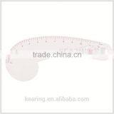 Kearing Flexible Plastic Metric Garment Curve Ruler Vary Form Curves 12cm ( Sandwich Line ) # 6112