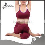 Sports Bra and Leggings Hot Sexy Yoga Clothing With Nylon Fabric Gym Wear for Women thumbnail-5