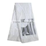 Fashionable French Gold Sequins Tulle Lace 3D Textile Lace Fabric thumbnail-2