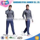 Wholesale Cationic Polyester Shirts Cationic Half Zip Shirt for Men thumbnail-4