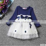 2016 Year Autumn and Winter Printed Long Sleeve Girls Deess Fashion Kids Dress thumbnail-2