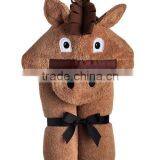 Trade Assurance Custom Cotton Terry Fabric Sheep Animal Wholesale Hooded Bath Towels for Baby thumbnail-4