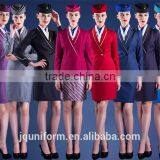 Red Sexy Airline Stewardess Uniform thumbnail-4