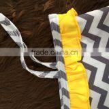 2015 Baby Girls Swim Suit Chevron Swim Suit Girls Swimming Suit Chevron Swimming Suit Grey Chevron Yellow thumbnail-2