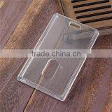 Nice-looking Transparent Waterproof Type Horizontal ID Card Holder Hard Platic Vertical Name Tag Holder thumbnail-3