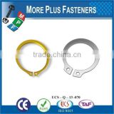 Made in Taiwan Stainless Steel 3/8" Stainless Steel External Retaining Ring