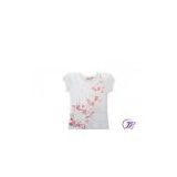 Customized Summer Cotton Girl Toddler Floral Graphic Tees Shirts