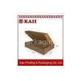 Brown Corrugated Paper Box / Corrugated Cardboard Boxes / Custom Packaging Boxes For Cloth Packing